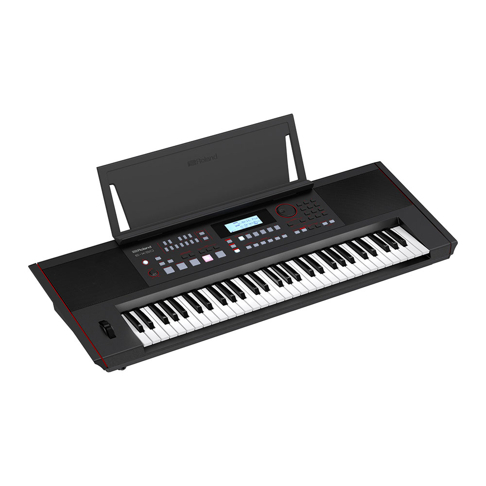 ROLAND E-X50 Arranger Keyboard アレンジャーキーボード 譜面台設置画像