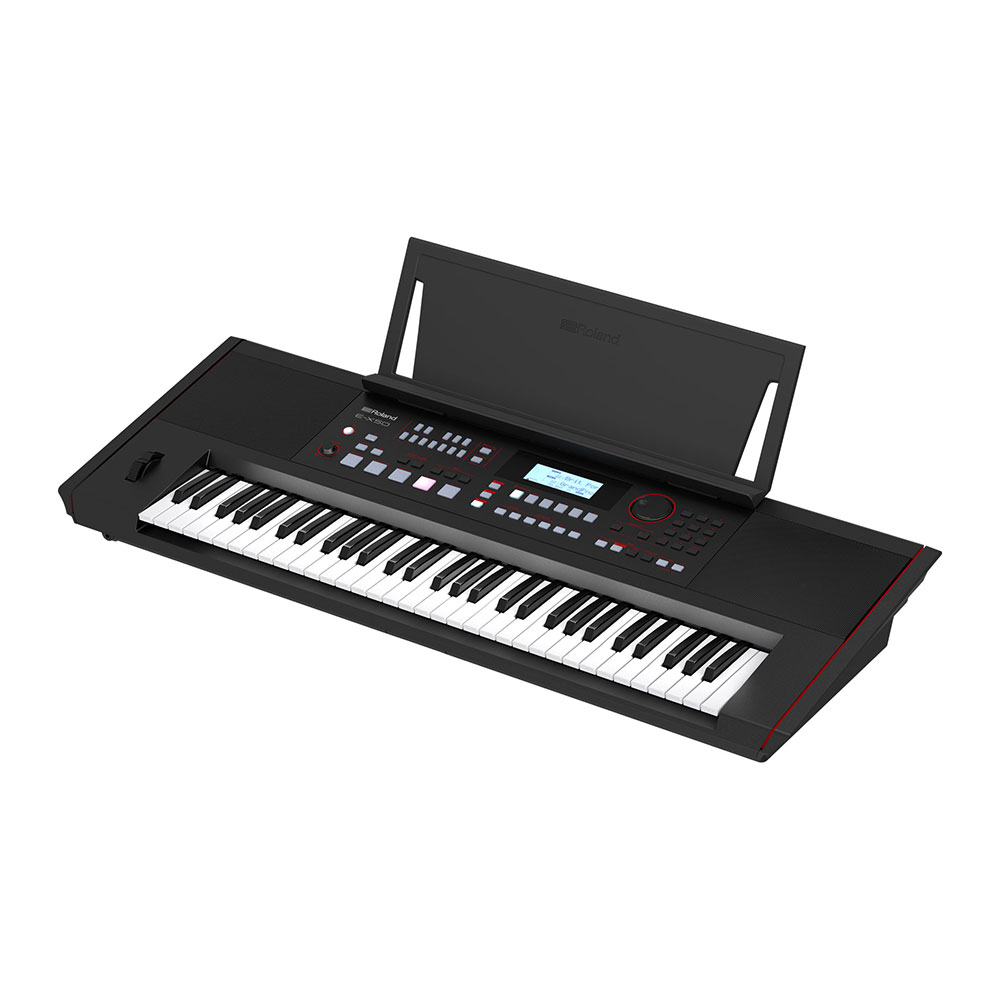 ROLAND E-X50 Arranger Keyboard アレンジャーキーボード 譜面台設置画像