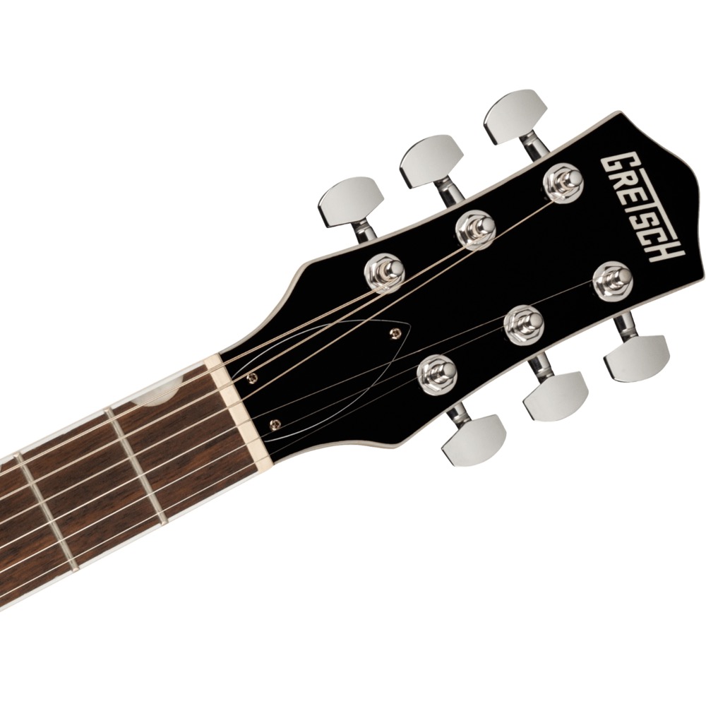 GRETSCH G5222 Electromatic Double Jet BT with V-Stoptail Black エレキギター ヘッド画像