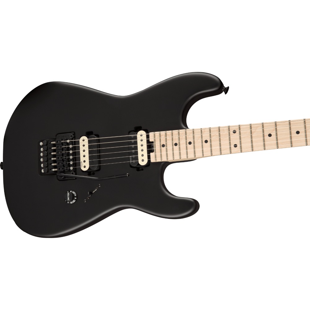 Charvel Jim Root Signature Pro-Mod San Dimas Style 1 HH FR M Satin Black エレキギター 斜めアングル画像