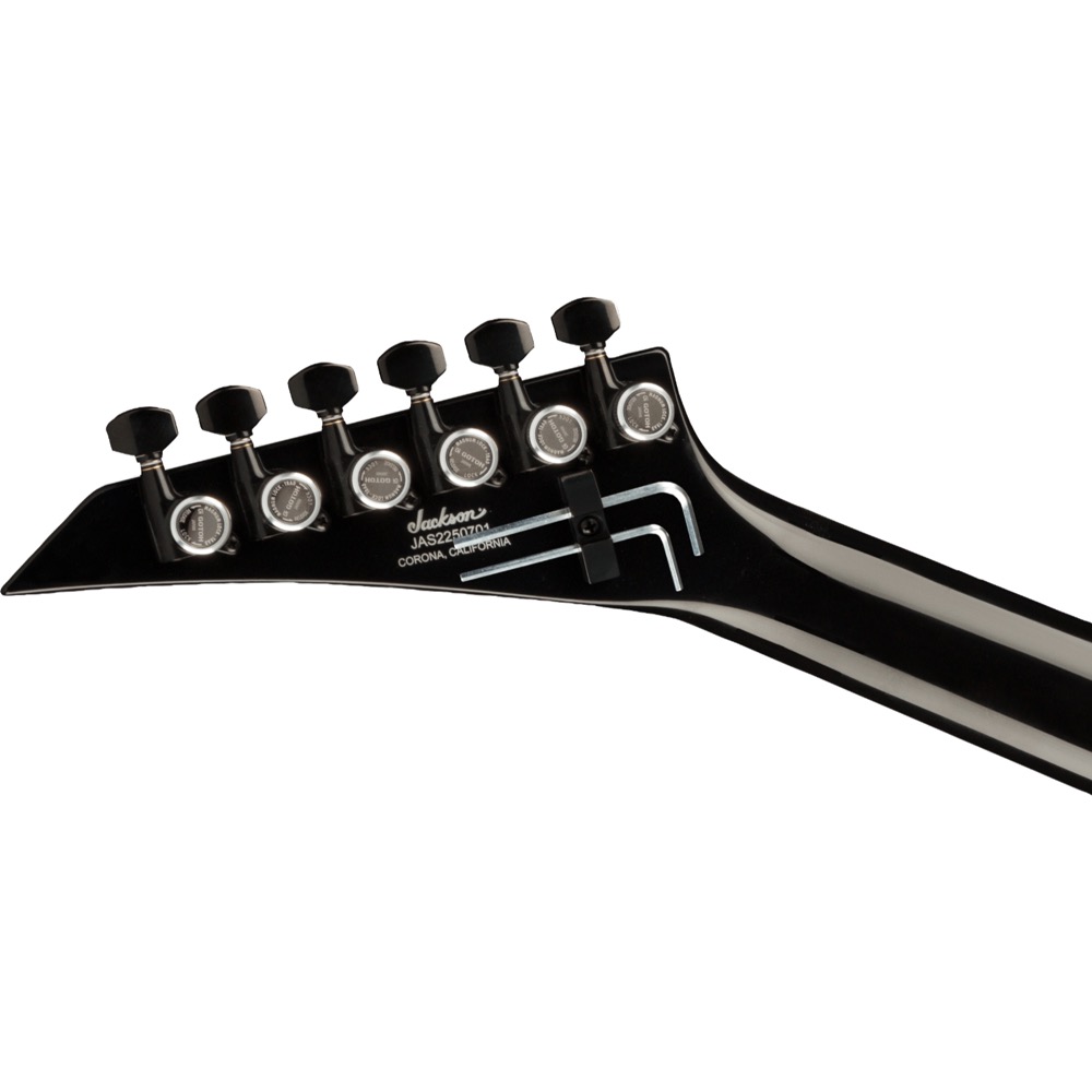 Jackson American Series Soloist SL3 Gloss Black エレキギター ヘッドバック画像