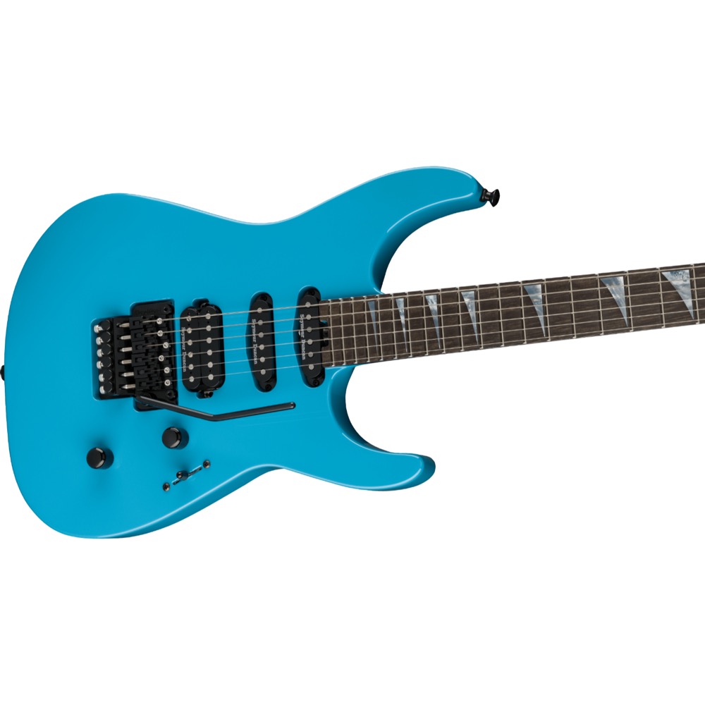 Jackson American Series Soloist SL3 Riviera Blue エレキギター 斜めアングル画像