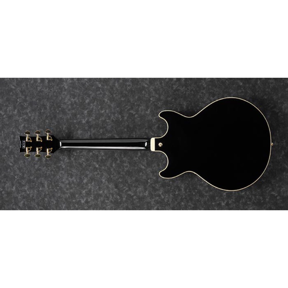 IBANEZ AMH90-BK Artcore Expressionist Black エレキギター バック斜めアングル画像