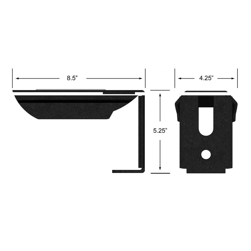 PRIMACOUSTIC CrashGuard 421 ドラムマイクMD421用シールド サイズ図画像