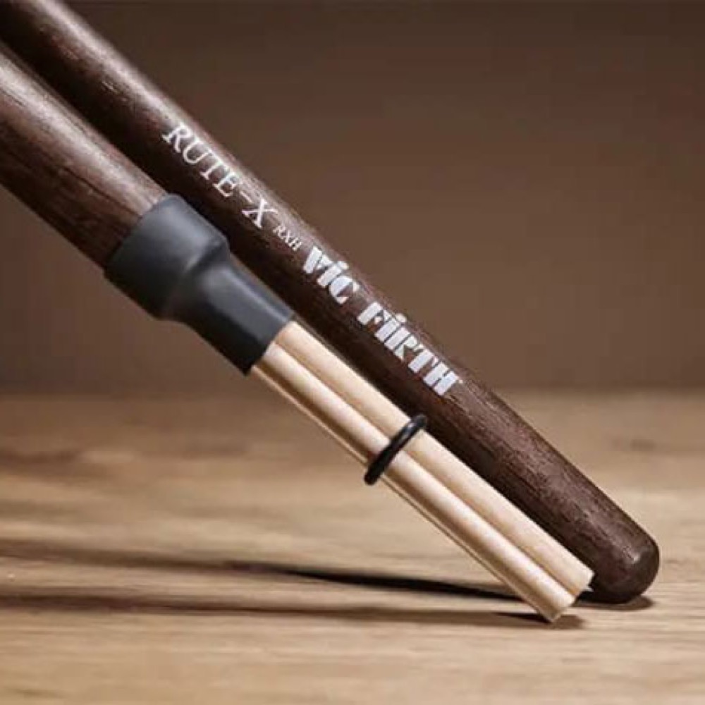 VIC FIRTH VIC-RXH Rute-X Heavy Gauge Birch ドラムロッズ ドラムスティック 先端部画像 持ち手部画像