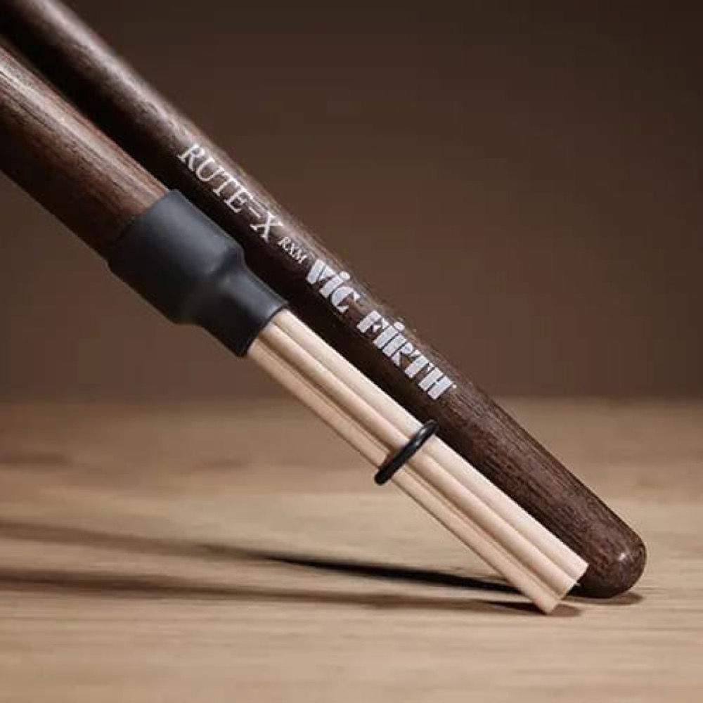 VIC FIRTH VIC-RXM Rute-X Medium Gauge Birch ドラムロッズ ドラムスティック 先端部画像 持ち手部画像