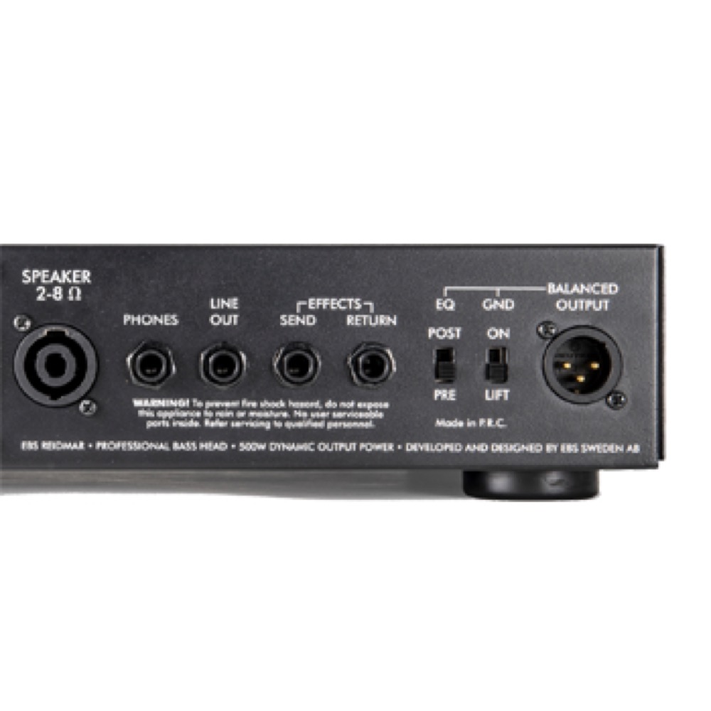 EBS Reidmar 502 ベース用ヘッドアンプ 背面画像