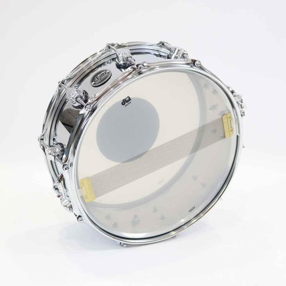DW DR-PM-5514SS-CS PERFORMANCE STEEL Snare Drums スネアドラム スネアサイド画像