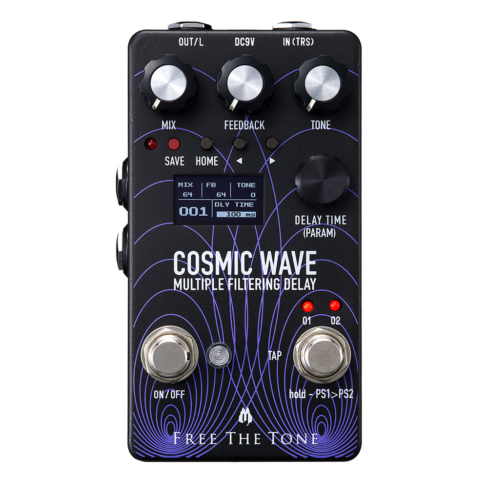 Free The Tone Cosmic Wave CW-1Y Multiple filtering delay ディレイ ギターエフェクター