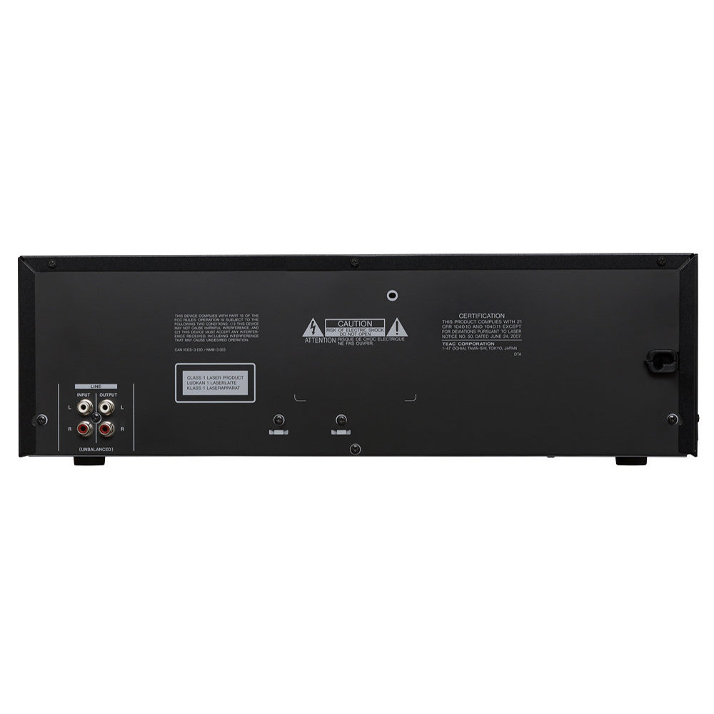 TASCAM CD-A580 v2 業務用カセットレコーダー CDプレーヤー USBメモリーレコーダー 詳細画像
