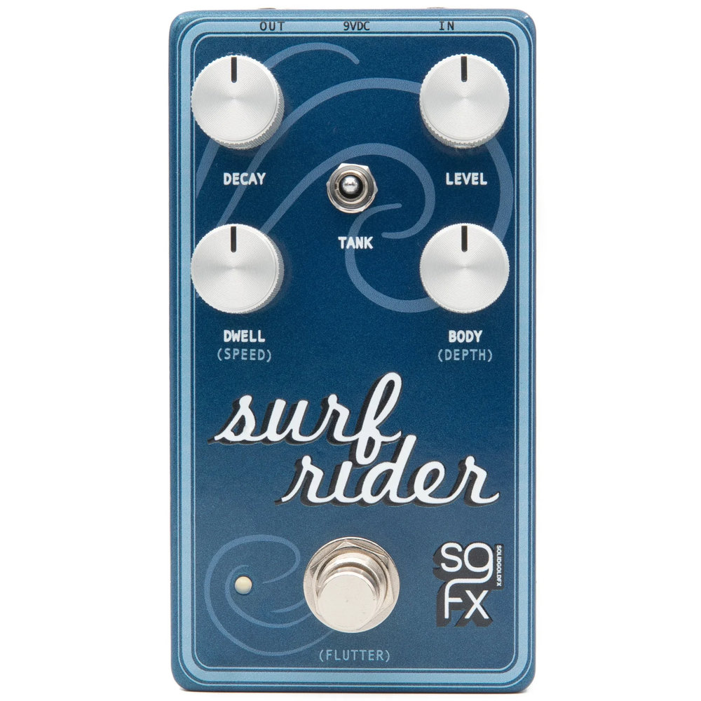 SolidGoldFX Surf Rider IV Spring Reverb Blue リバーブ ギターエフェクター