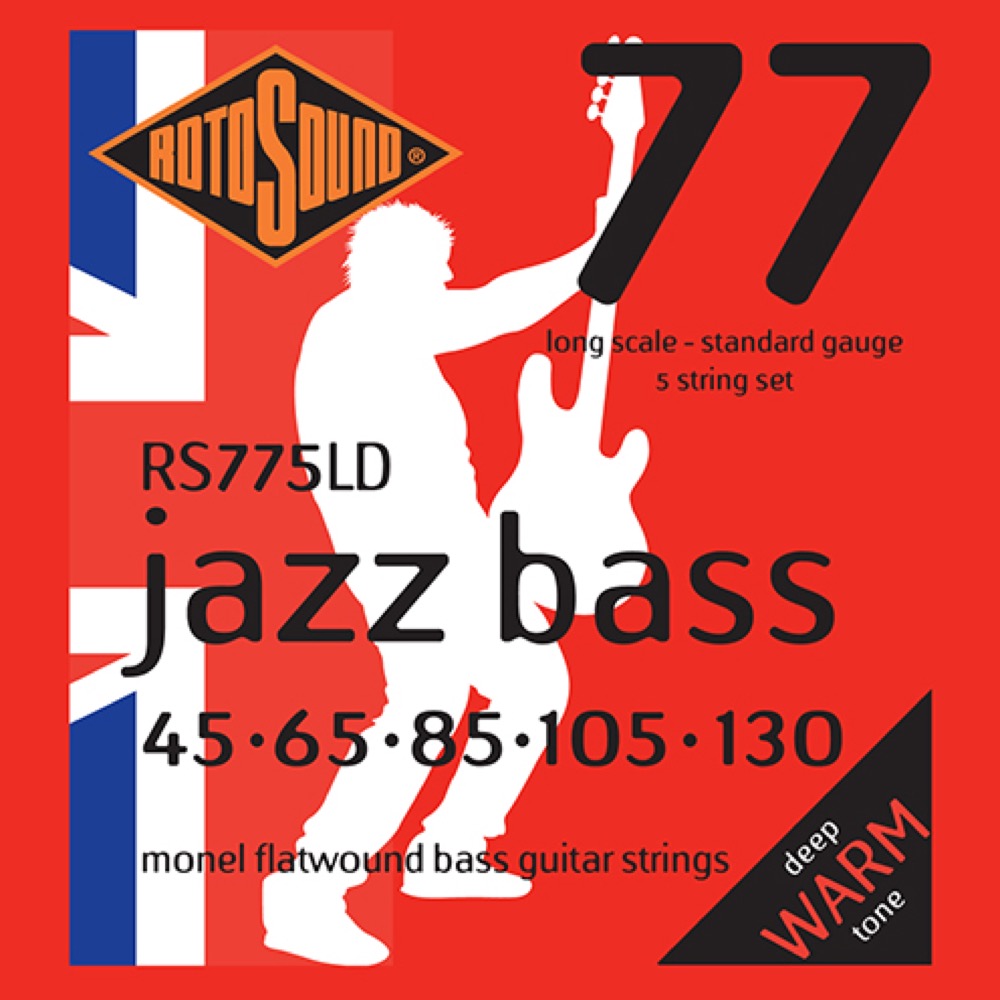 ROTOSOUND RS775LD JAZZ BASS 77 5-STRING STANDARD 45-130 5弦ベース用 エレキベース弦