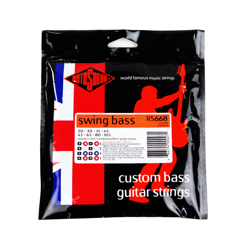 ROTOSOUND RS668 SWING BASS 66 8-STRING STANDARD 20-105 8弦ベース用 エレキベース弦