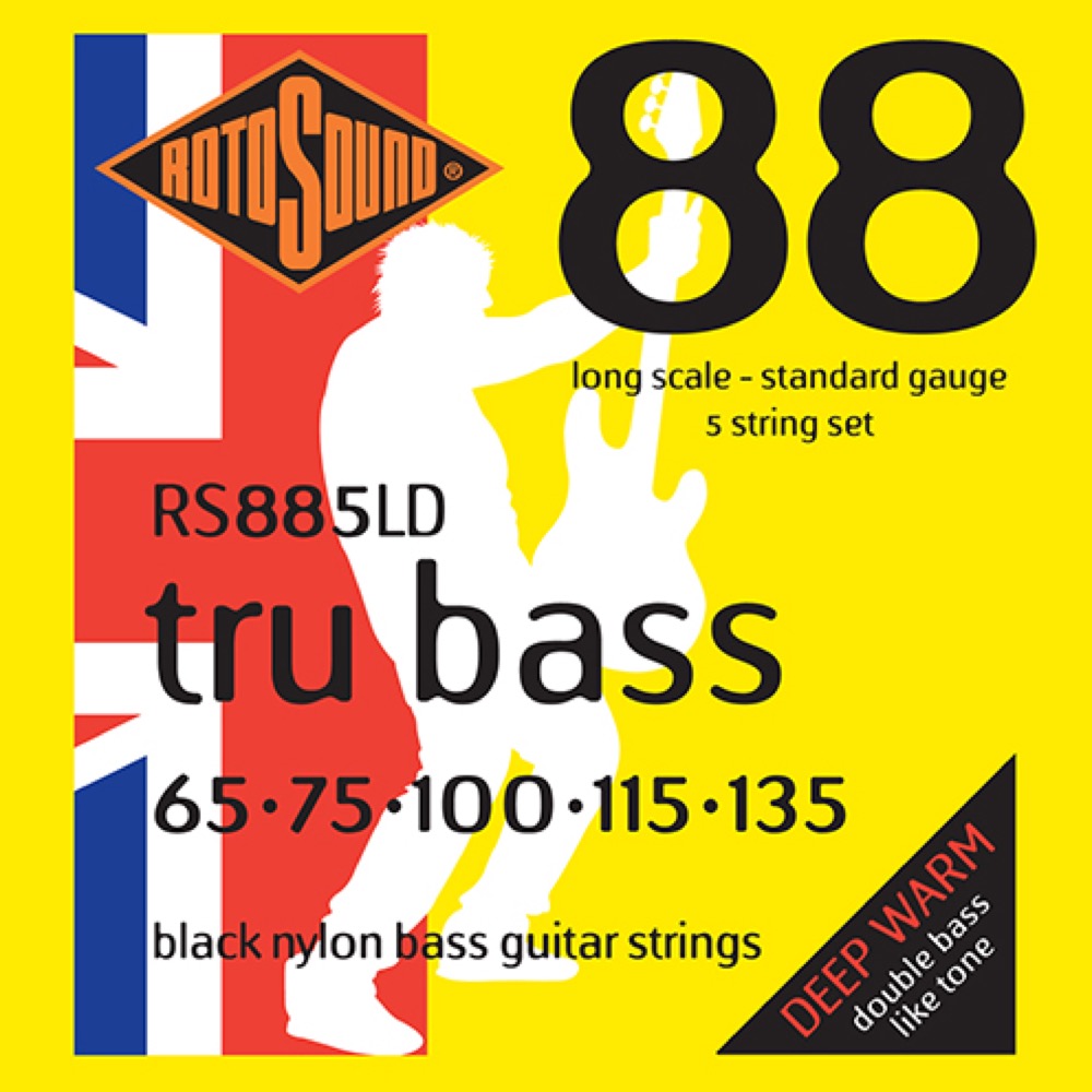 ROTOSOUND RS885LD TRU BASS 88 NYLON TAPEWOUND 5-STRING 65-135 5弦ベース用 エレキベース弦