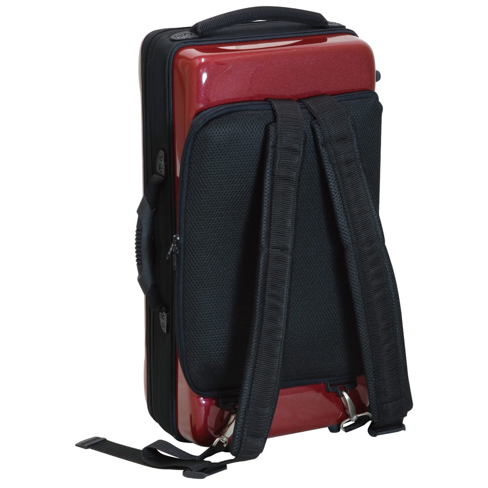 bags EF2TRFH M-RED METALLIC COLOR トランペット&フリューゲルホルン用ファイバーケース 背面画像