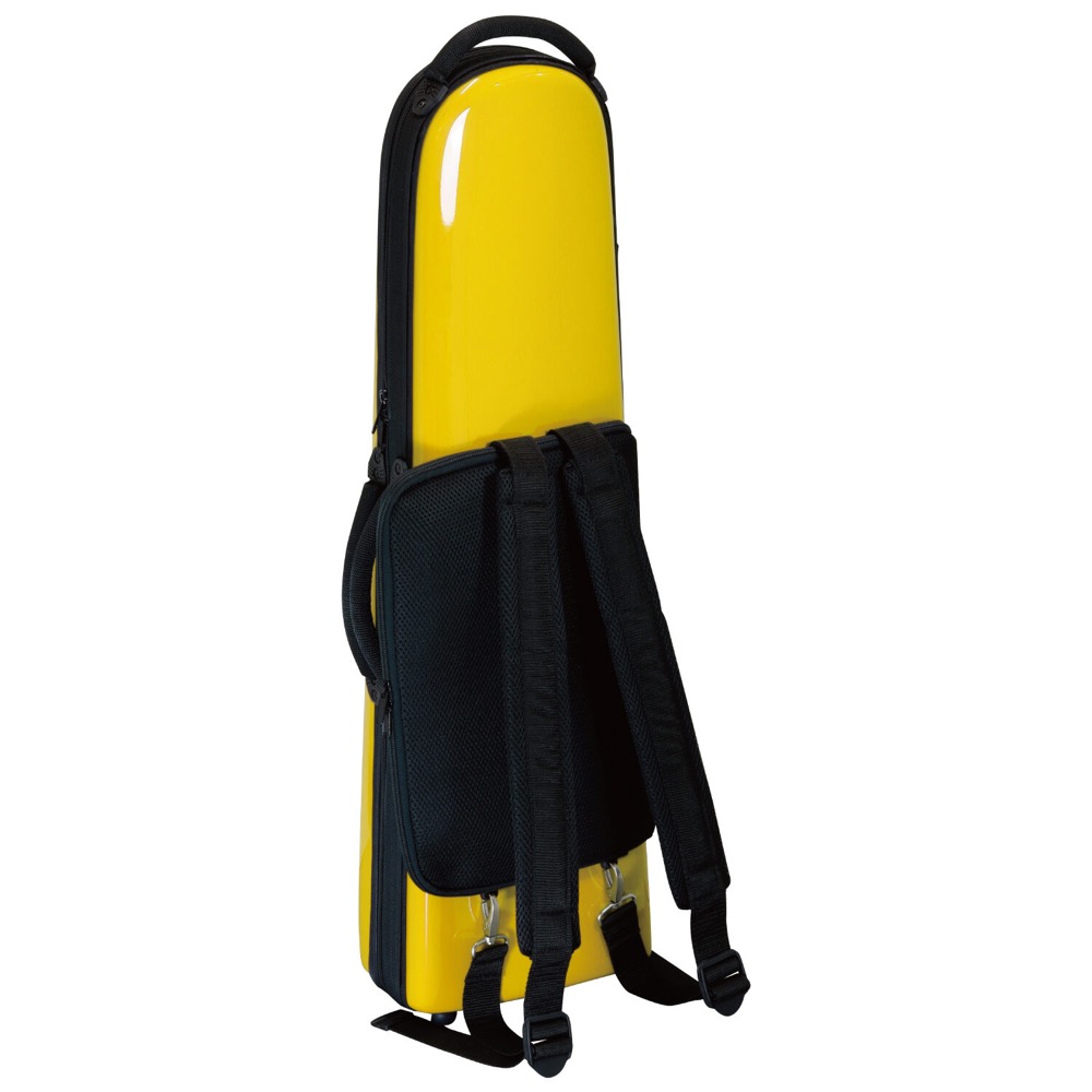 bags EFDTT YEL SOLID COLOR デタッチャブルベルトロンボーン用ファイバーケース 背面画像
