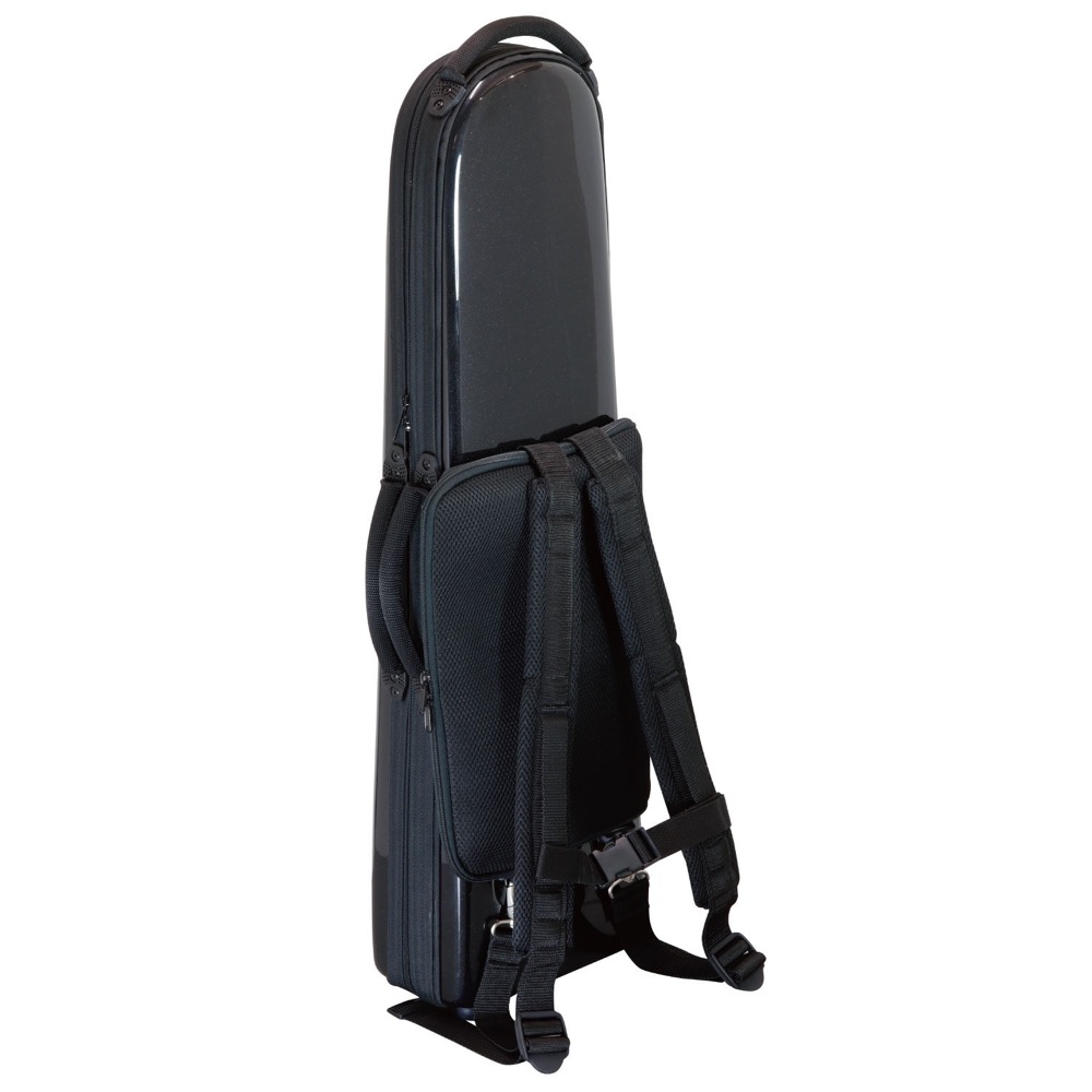 bags EFDTT M-BLK METALLIC COLOR デタッチャブルベルトロンボーン用ファイバーケース 背面画像