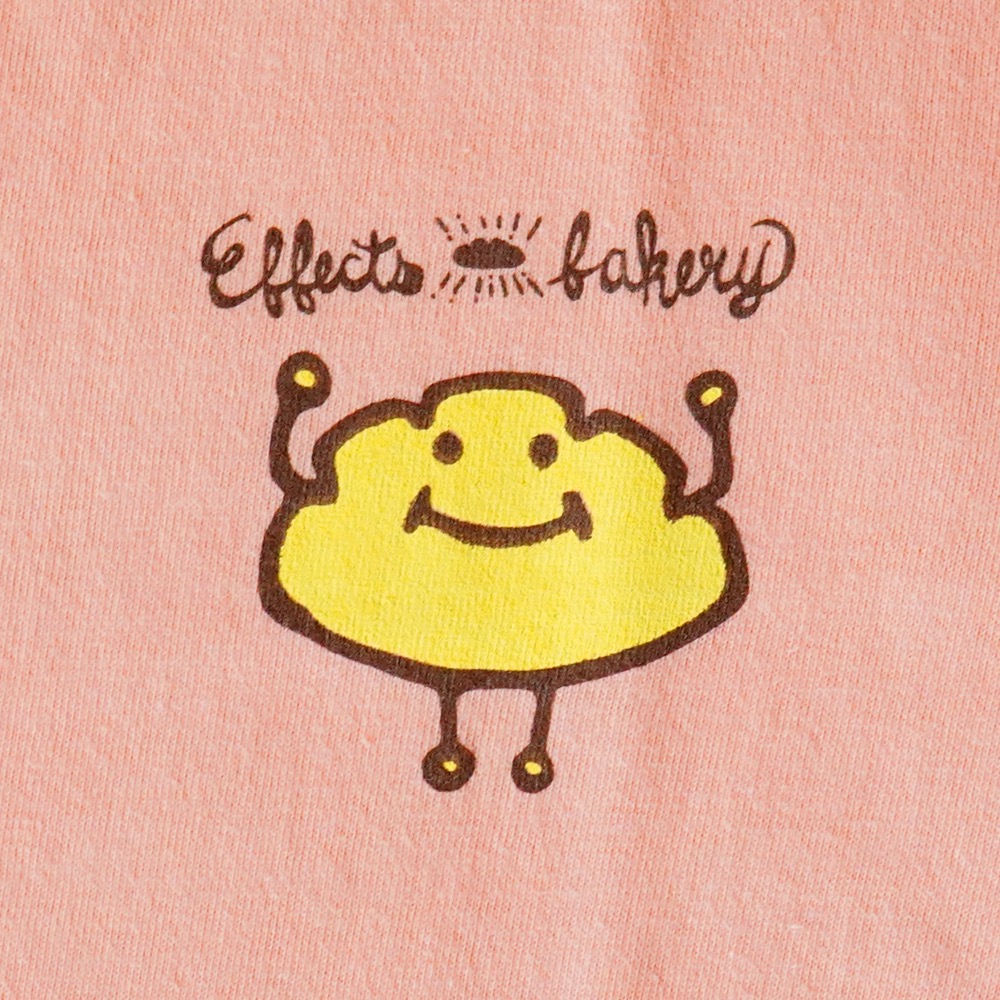 Effects Bakery Cream Pan XLサイズ 半袖 Tシャツ クリームパンピンク ワンポイントデザイン画像