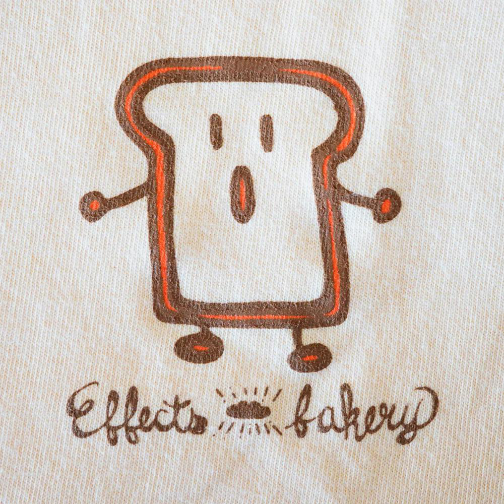 Effects Bakery エフェクツベーカリー Plain Bread Lサイズ 半袖 Tシャツ プレーンブレッドナチュラル ロゴ画像