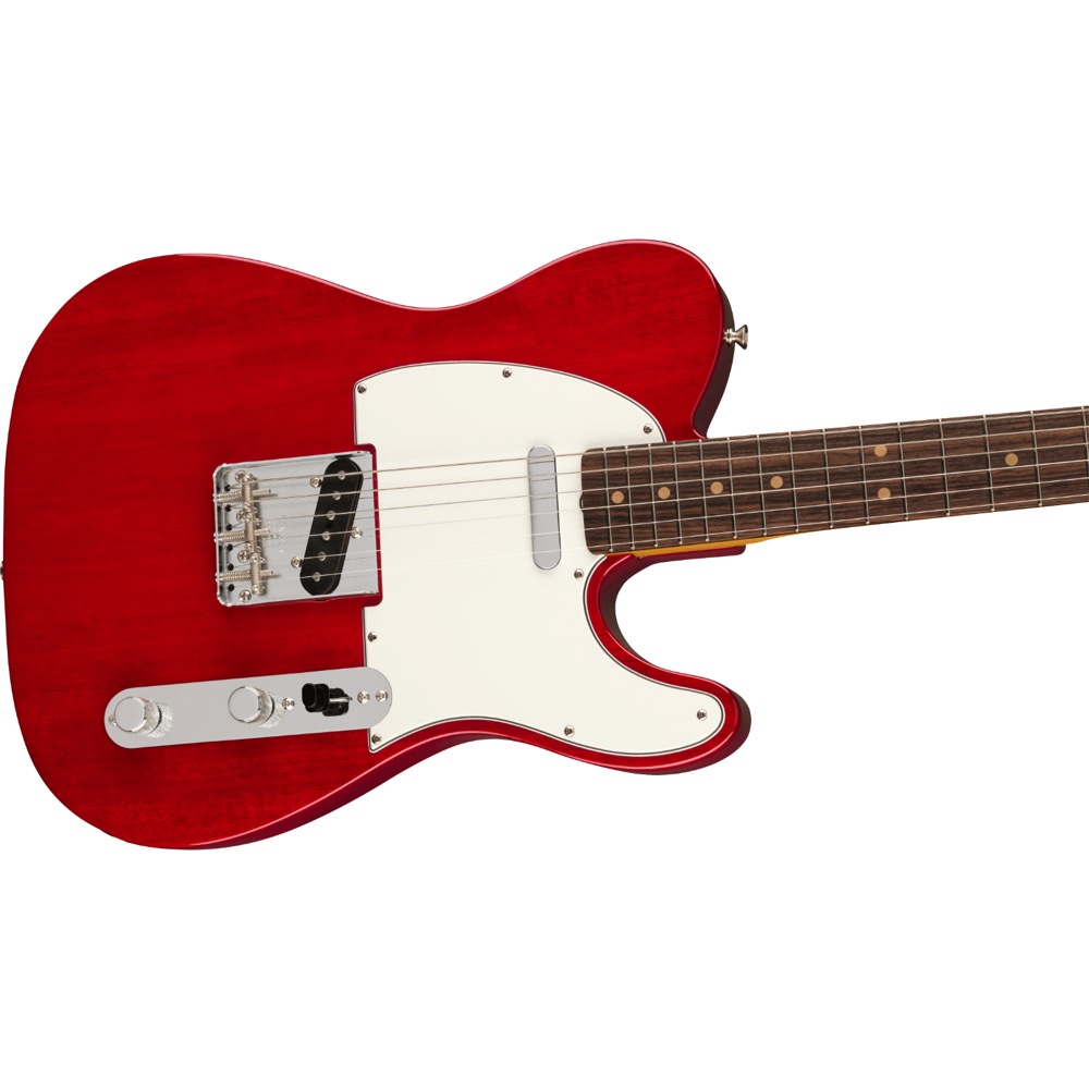 Fender American Vintage II 1963 Telecaster RW RED TRANS エレキギター 斜めアングル画像