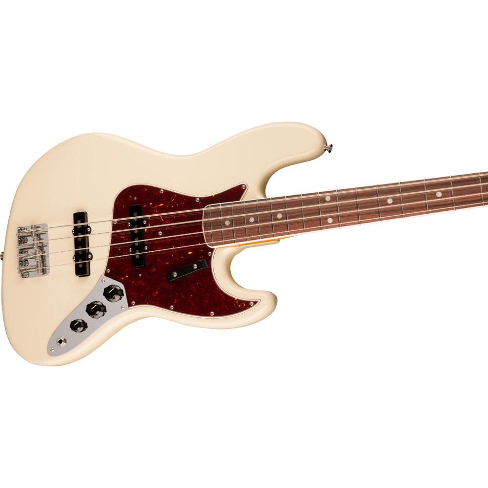Fender American Vintage II 1966 Jazz Bass RW OWT エレキベース 斜めアングル画像
