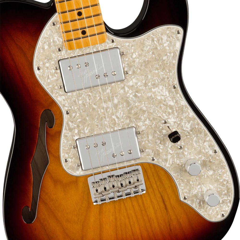 Fender American Vintage II 1972 Telecaster Thinline MN WT3TB エレキギター ボディアップ画像