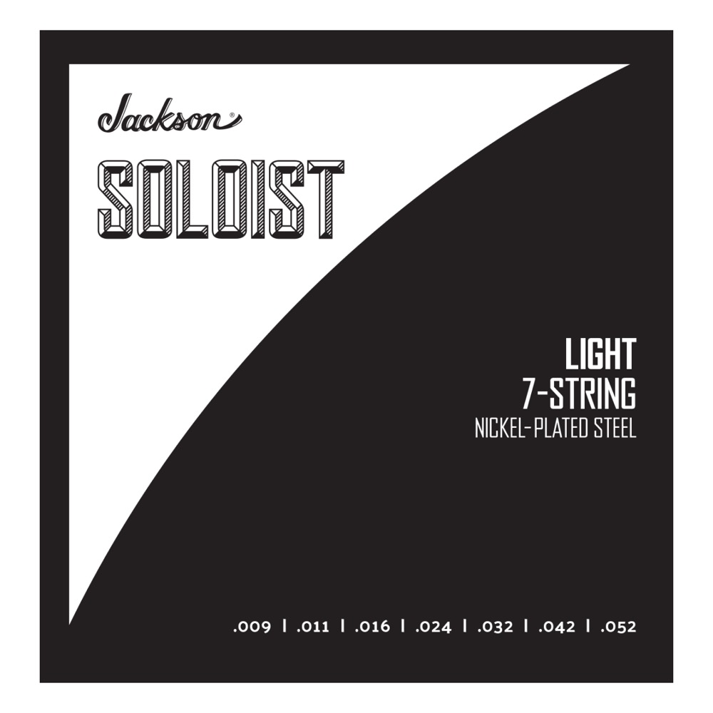 Jackson Soloist Strings 7 String Light .009-.052 7弦エレキギター弦