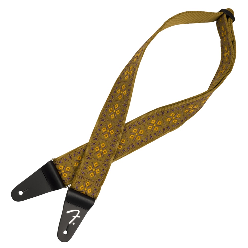 Fender Pasadena Woven Strap Lattice Tan 2" ギターストラップ