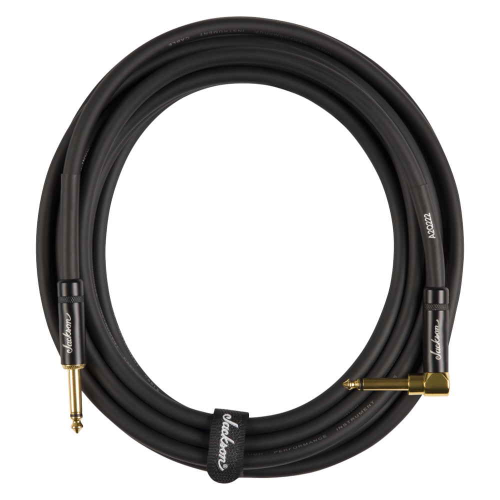 Jackson High Performance Cable Black SL 21.85ft ギターケーブル 正面画像