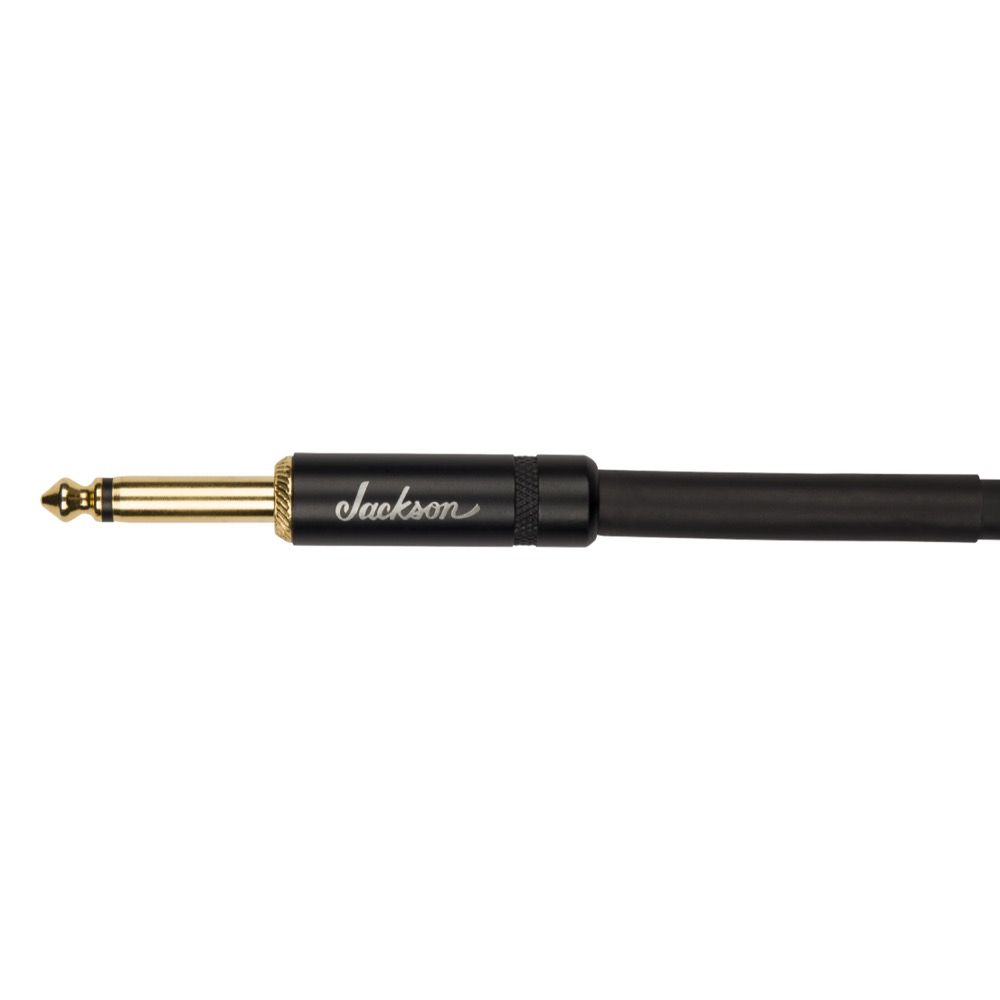 Jackson High Performance Cable Black SL 10.93ft ギターケーブル ストレートプラグ画像