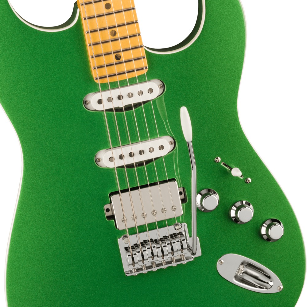 Fender Aerodyne Special Stratocaster HSS MN Speed Green Metallic エレキギター ボディアップ画像