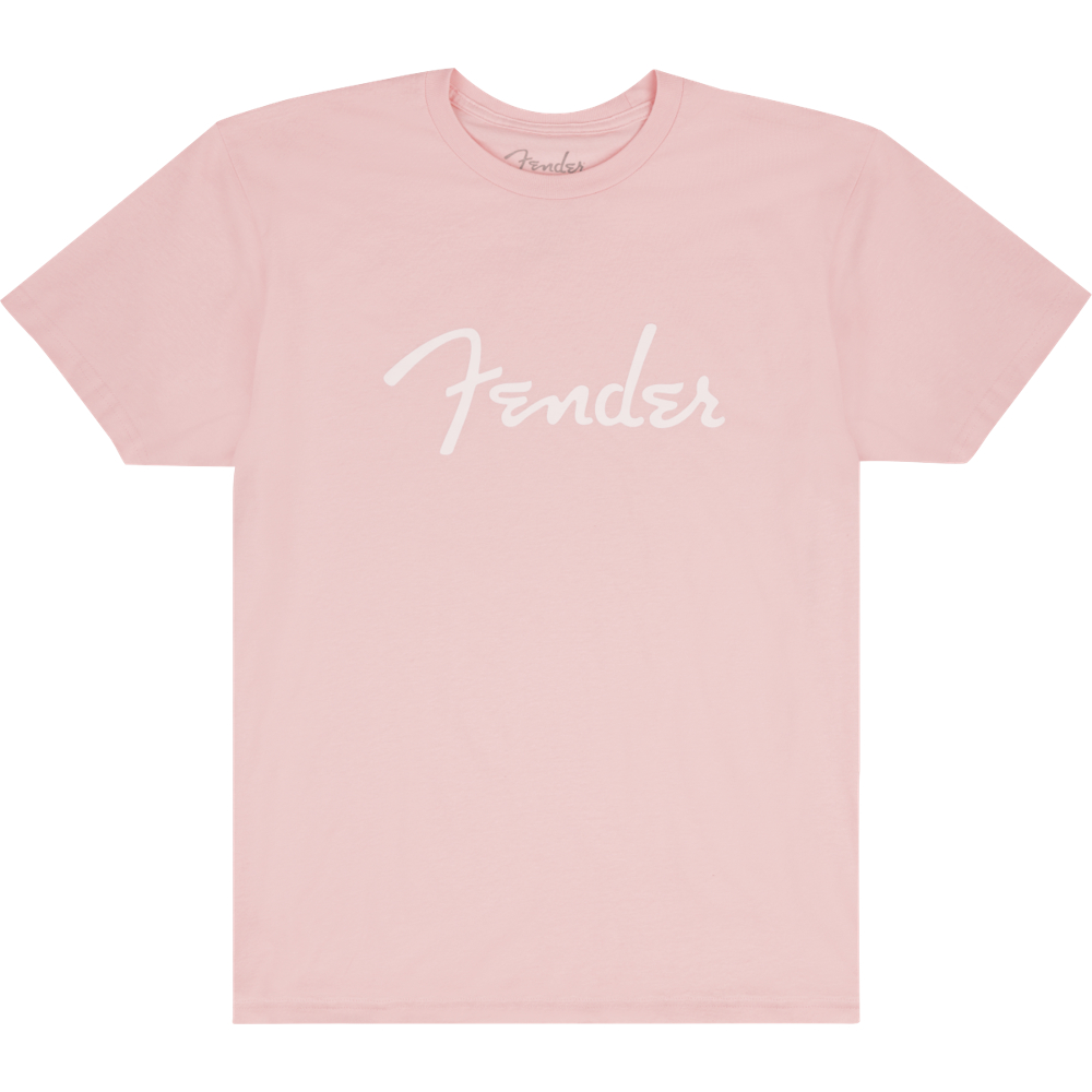 Fender Spaghetti logo T-Shirt Shell Pink L Tシャツ 半袖 Lサイズ