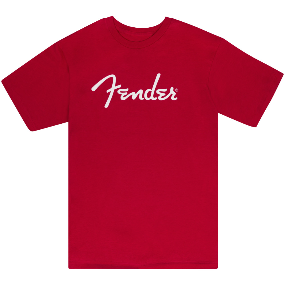 Fender SPAGHETTI LOGO T-SHIRT DAKOTA RED XL Tシャツ XLサイズ