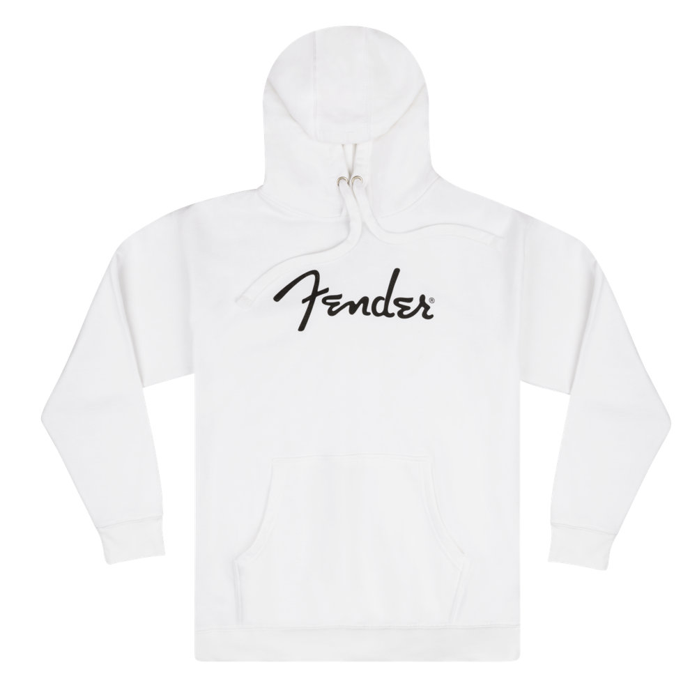 Fender Spaghetti Logo Hoodie White XLサイズ パーカー