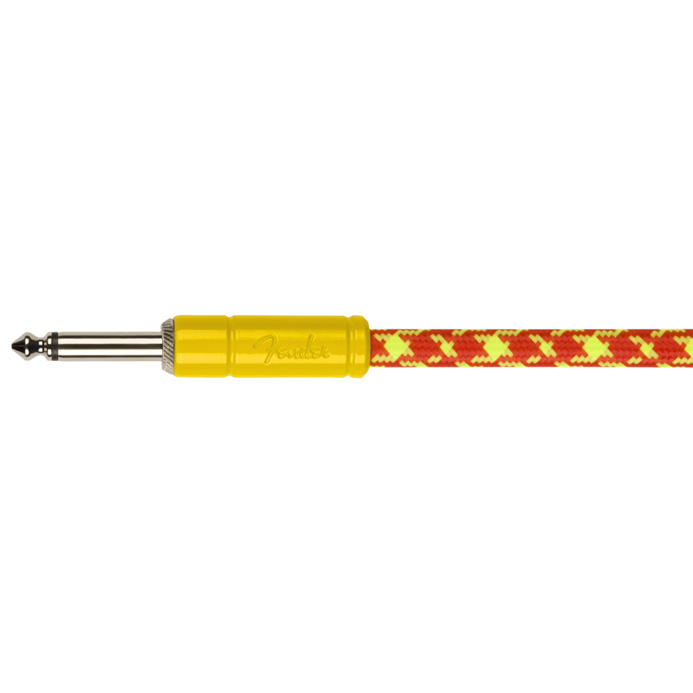 Fender MonoNeon Instrument Cable 18.6’ Orange ギターケーブル ギターケーブル 画像