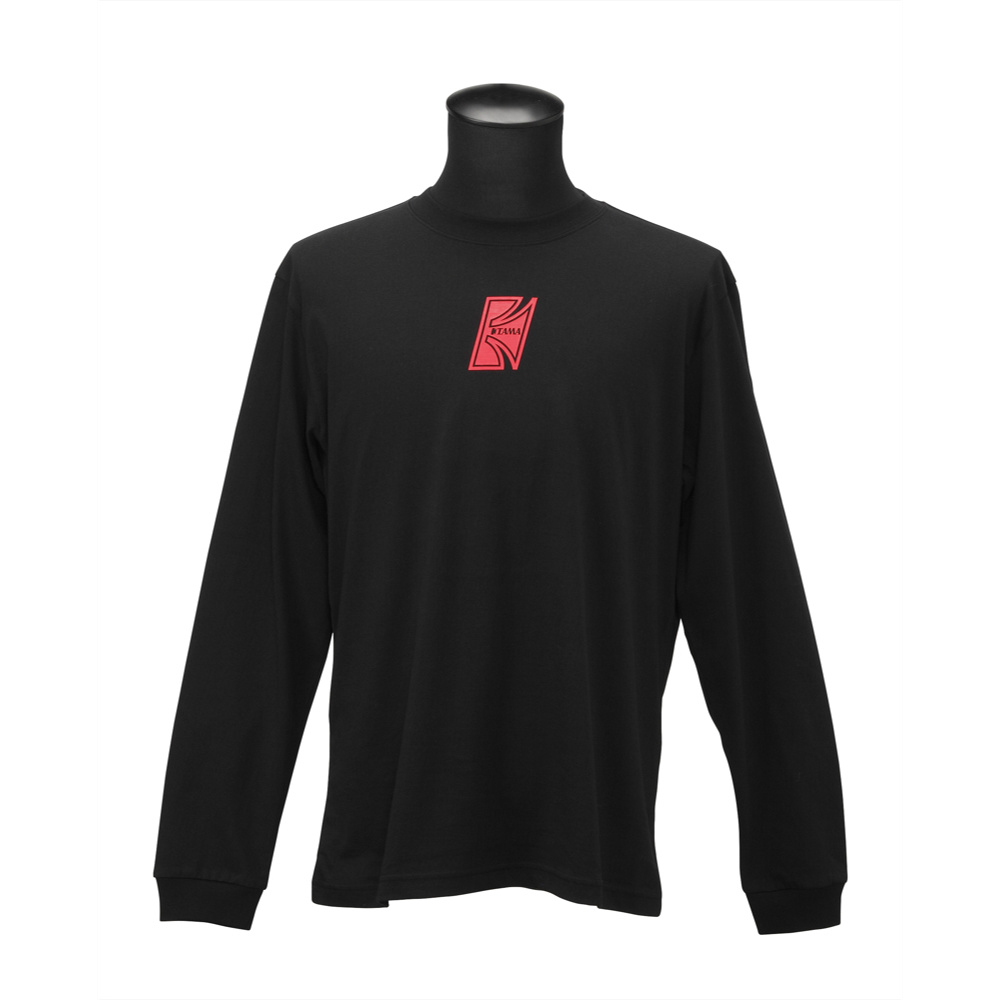 TAMA タマ TAML001L TAMAマーク Tシャツ 長袖 ブラック Lサイズ 正面画像