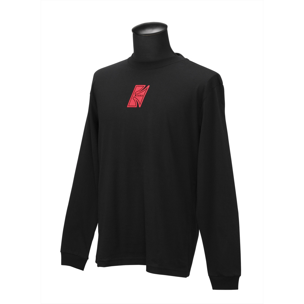 TAMA タマ TAML001L TAMAマーク Tシャツ 長袖 ブラック Lサイズ 全体画像