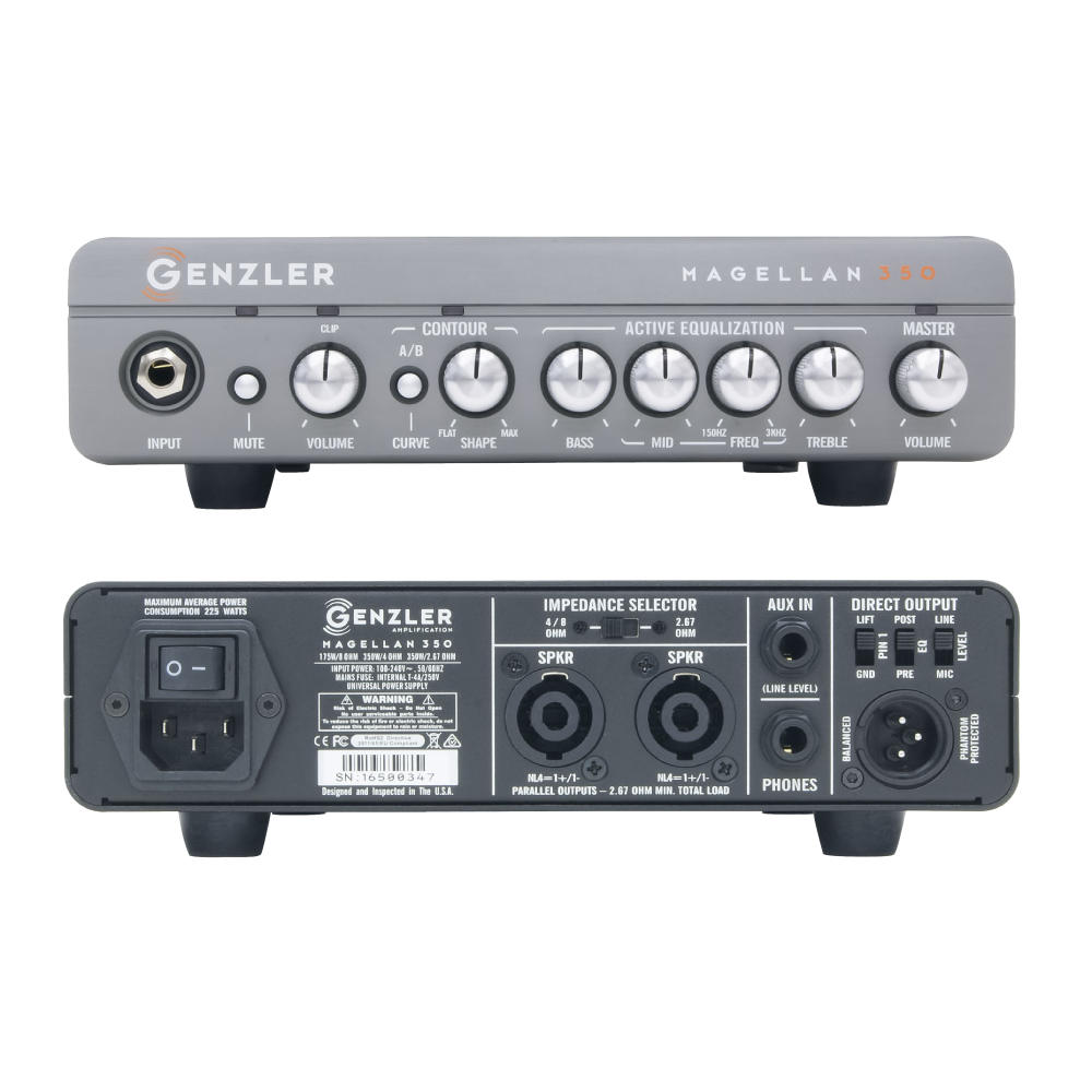 GENZLER MG-350 ベースヘッドアンプ パネル
