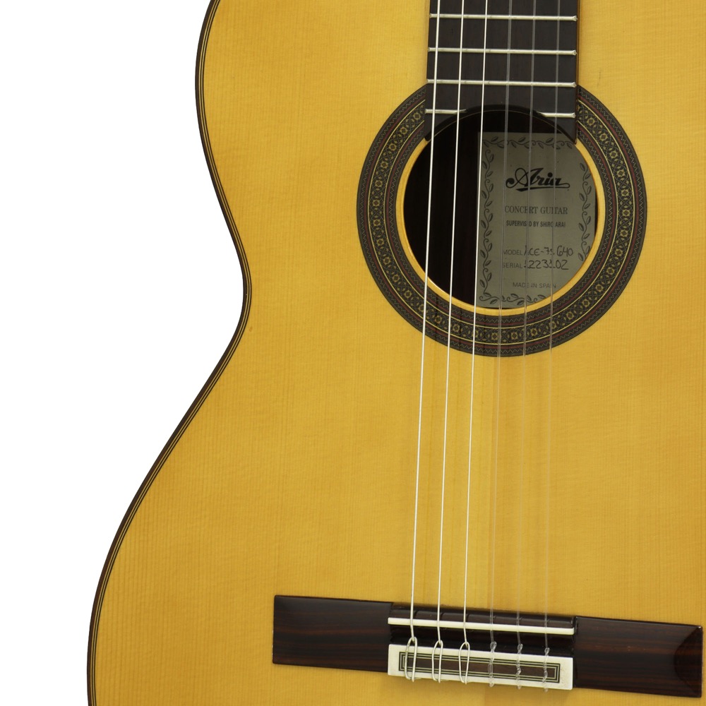ARIA ACE-7S 640 Spruce クラシックギター アップ画像