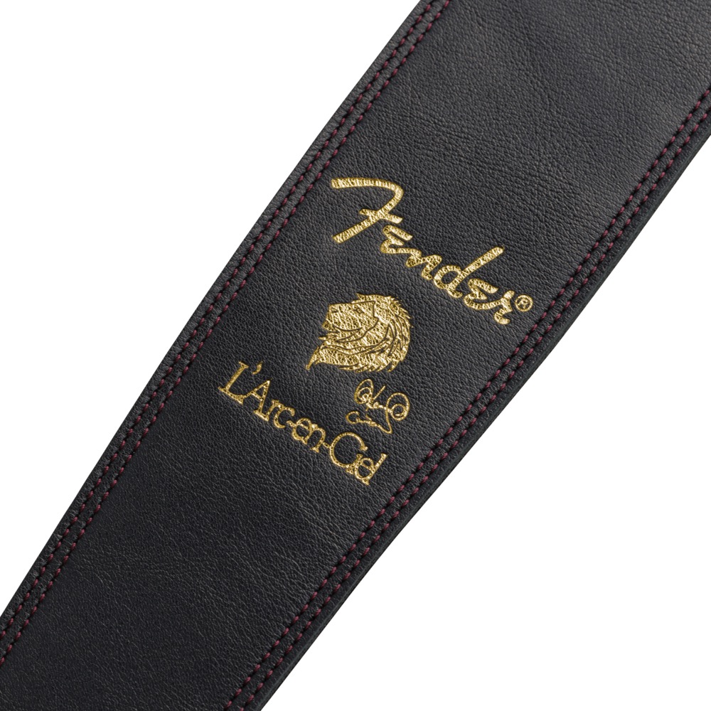 Fender KEN SIGATURE STRAP Black ギターストラップ ロゴ画像