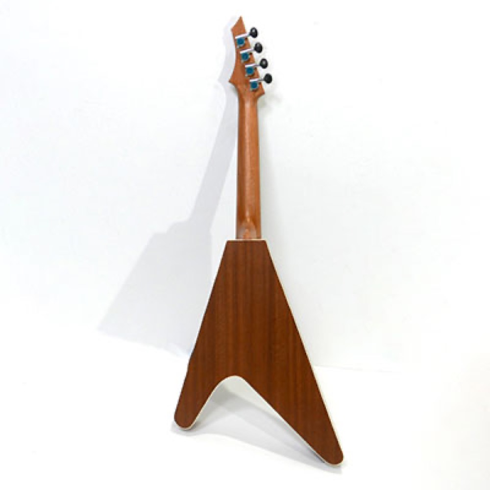 MaAmAa MU-V3 BR テナーウクレレ Vシェイプ ケース付き バック画像