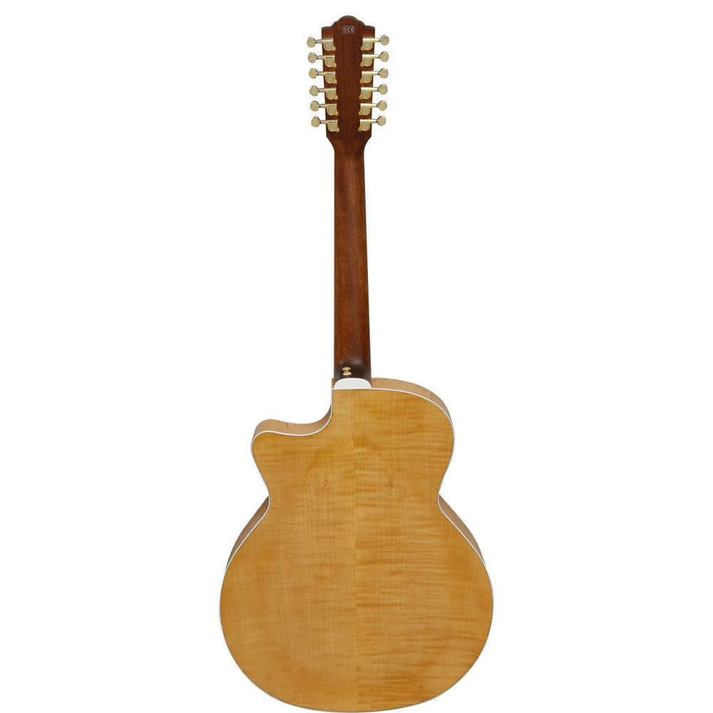GUILD F-2512CE Deluxe Maple BLD 12弦 エレクトリックアコースティックギター 背面画像
