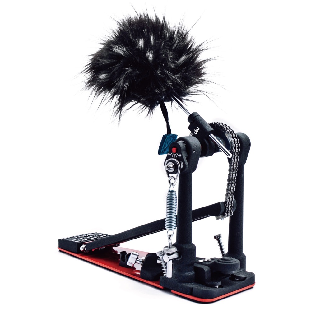 Mr.Muff 618128 Muff Kopf バスドラムビーター用マフカバー 使用例画像