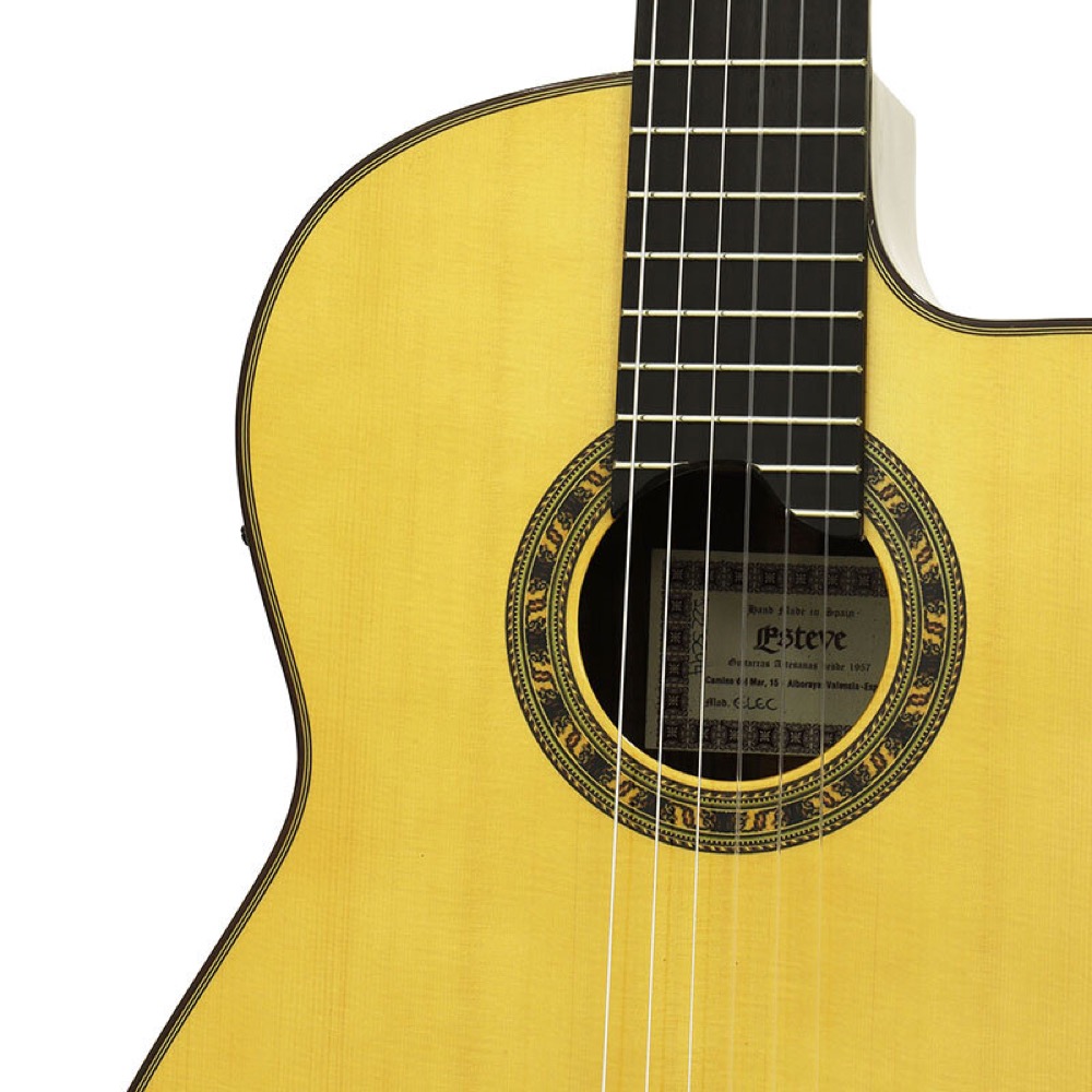 Esteve ELEC Spr エレクトリッククラシックギター エレガット 詳細画像