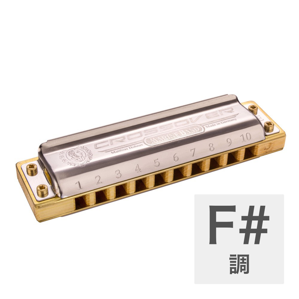 HOHNER Marine Band Crossover F♯ 10ホールハーモニカ