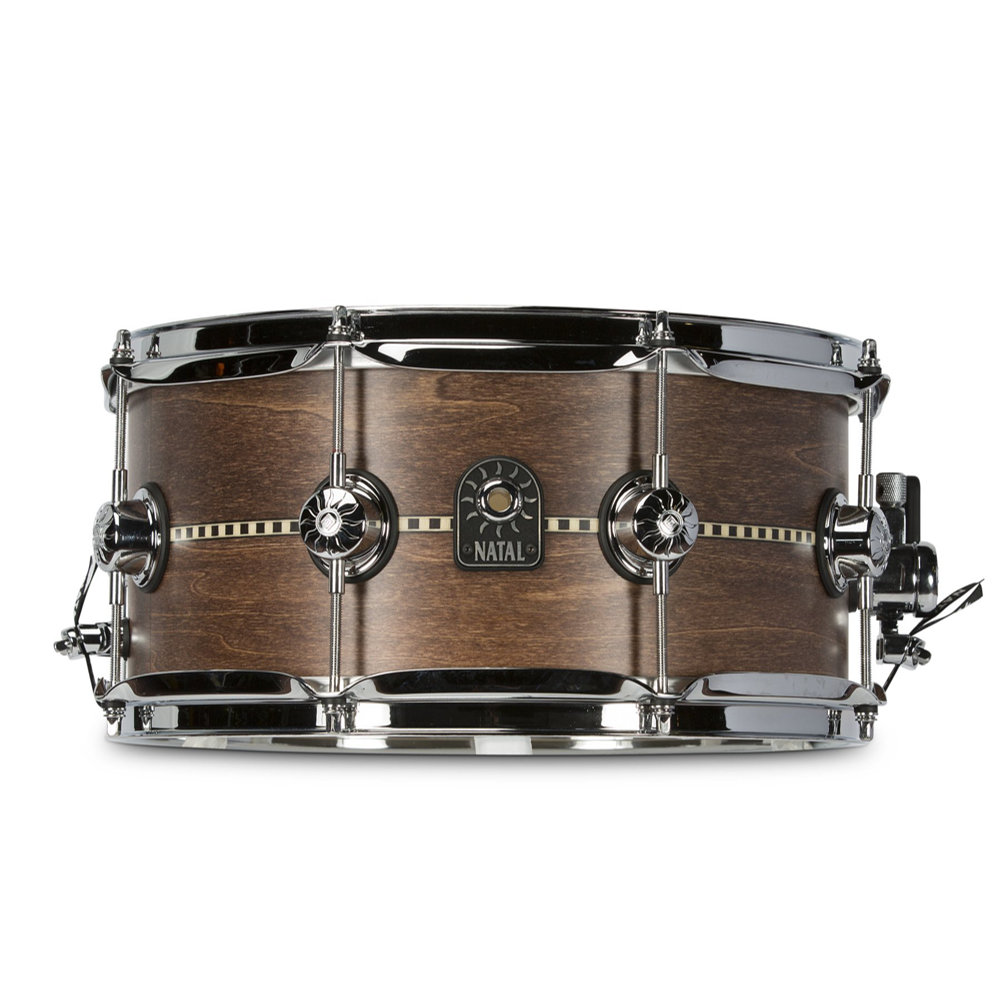 NATAL S-TW-S365-IWS Tulipwood Snare w/Inlay Satin 13" x 6.5" スネアドラム