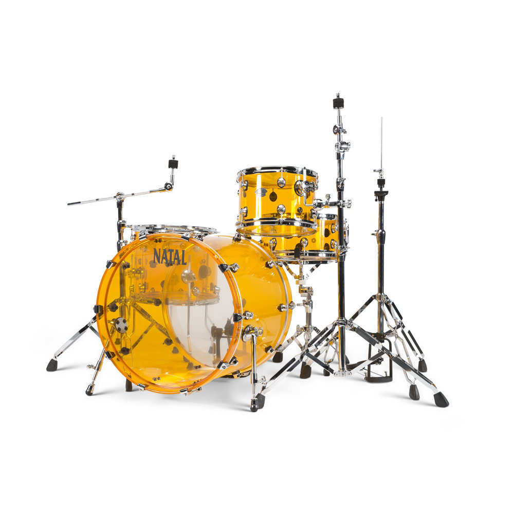NATAL KAC-AA1-ON1 Arcadia Acrylic Transparent Orange ドラムセット
