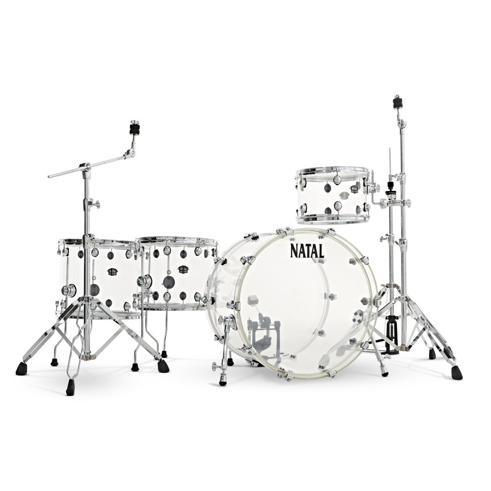 NATAL KAC-AA2-TR1 Arcadia Acrylic Transparent ドラムセット NATAL AA2-TR1右側画像