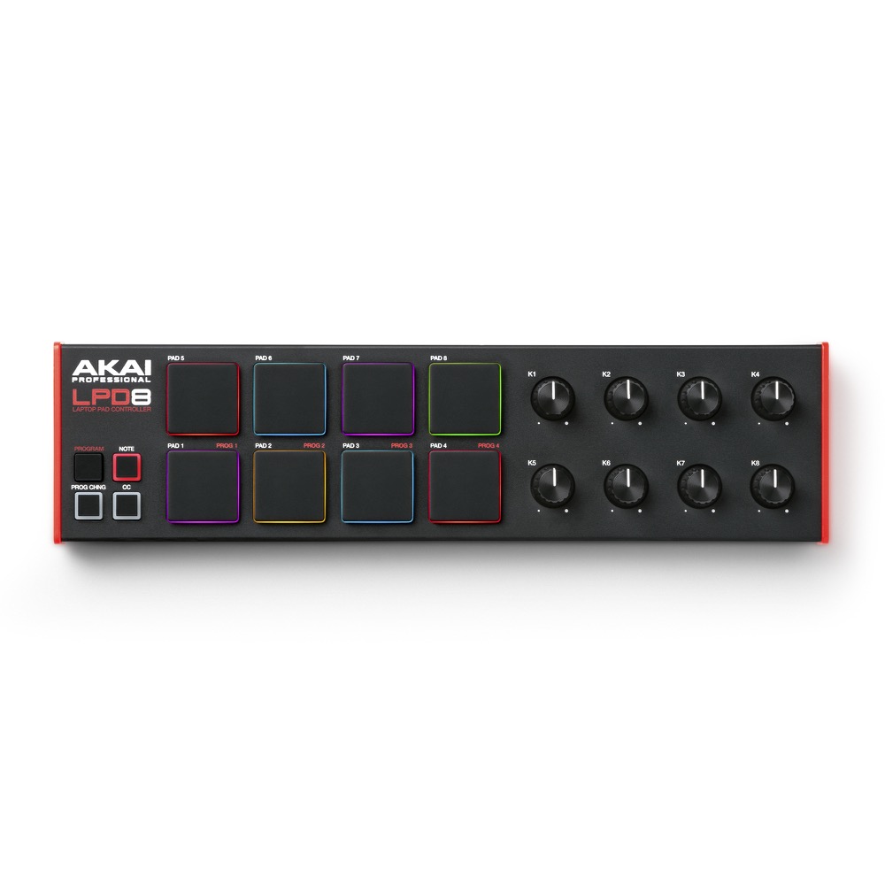 パッドコントローラー)　AKAI　MIDIパッドコントローラー(アカイ　ラップトップ　Professional　LPD8　web総合楽器店