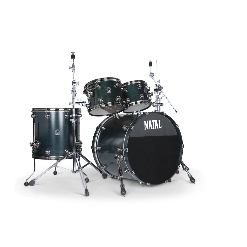 NATAL KWN-UF22-BCB1 Original Walnut Cerulean Blue ドラムセット NATAL UF22右側の画像